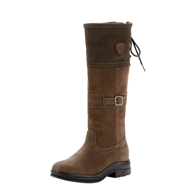 Botas De Montar Ariat Langdale Waterproof Marrones Oscuro Mujer - Chile 239-FEXNVY